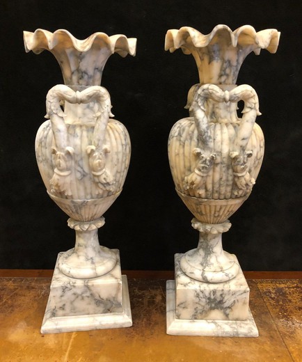 Antique pair vases