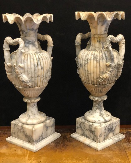 Antique pair vases