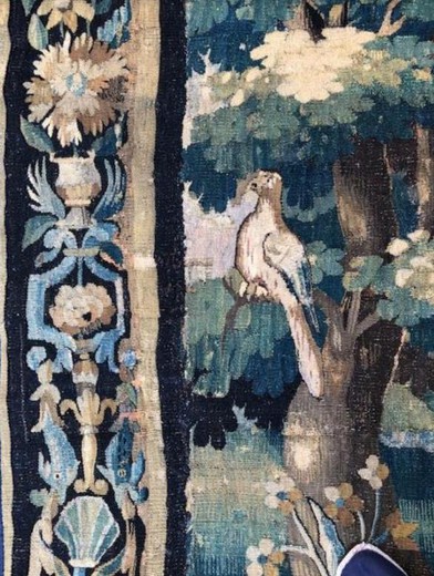 Antique tapestry "Summer Forest"