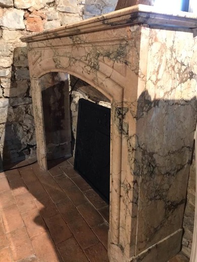 Антикварный каминный портал Людовик XIV