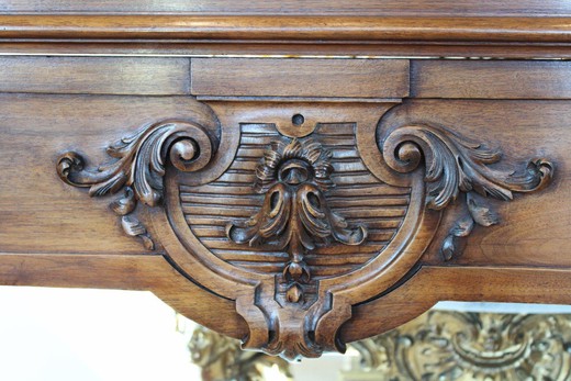Antique Louis XIV fireplace mantel