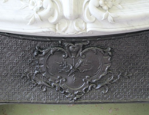 Antique fireplace portal