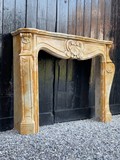 Antique fireplace mantel