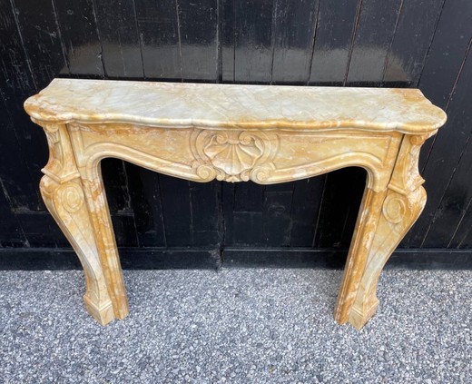 Antique fireplace mantel