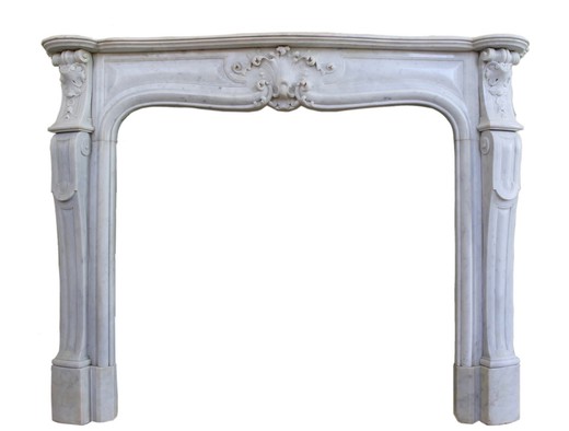 Antique fireplace portal