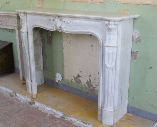 Antique fireplace portal