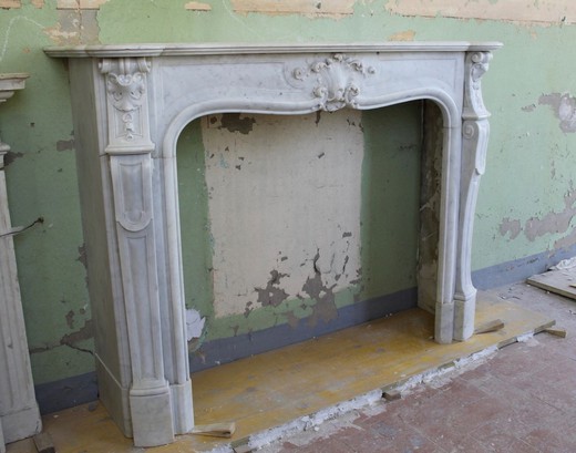 Antique fireplace portal