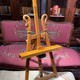 Antique easel in the Empire style