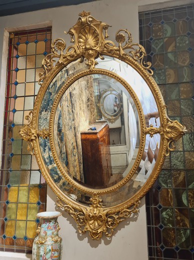 Antique Napoleon III mirror