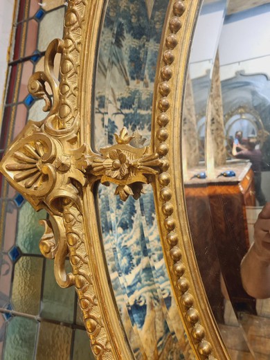 Antique Napoleon III mirror