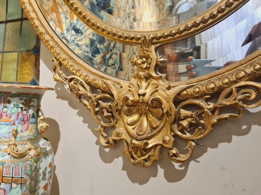 Antique Napoleon III mirror