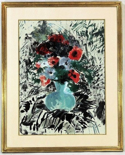 Винтажная картина "Букет цветов"
