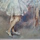 Antique painting "Dancers"