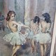 Antique painting "Dancers"