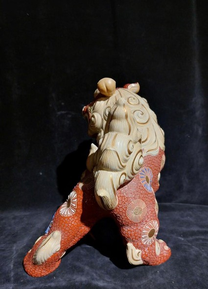 Антикварная скульптура «Собака Фо»