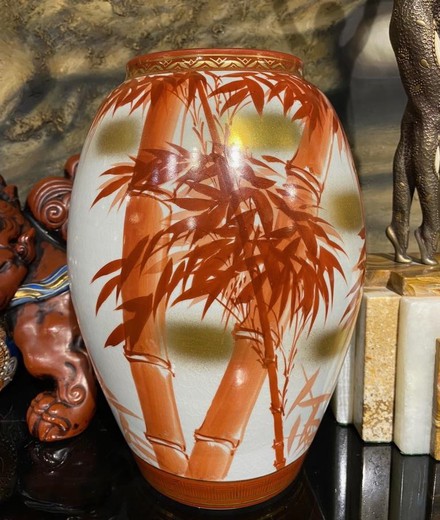 Антикварная ваза "бамбук"