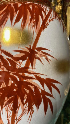 Antique bamboo vase