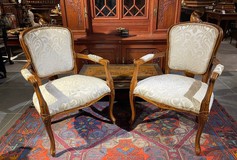 Antique pair of armchairs