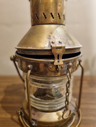 Antique ship's lantern