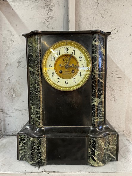 The clock is antique