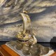 Sculpture "Treasure Ship" in glass