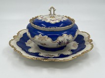 Antique candy bowl with dish, Reichenbach