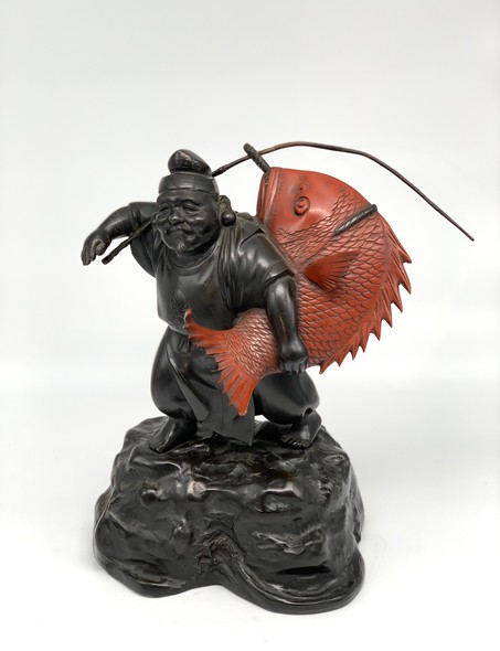 Ebisu Antique Sculpture