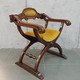 Antique curule chair