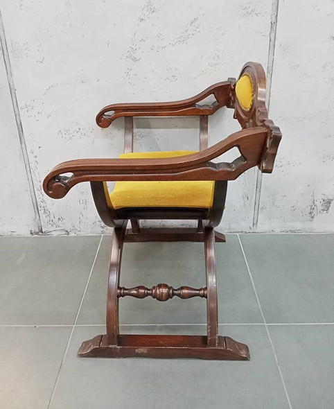 Antique curule chair