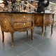 Antique pair of marquetry chests of drawers