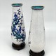 Antique pair vases, cloisonne