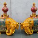 Antique sculpture "Elephants" cloisonne, China