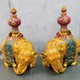 Antique sculpture "Elephants" cloisonne, China