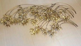 Vintage wall panel "Bamboo branch"