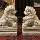 Винтажные парные скульптуры «Собаки Фо»