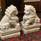 Antique paired sculptures "Fo Dogs"