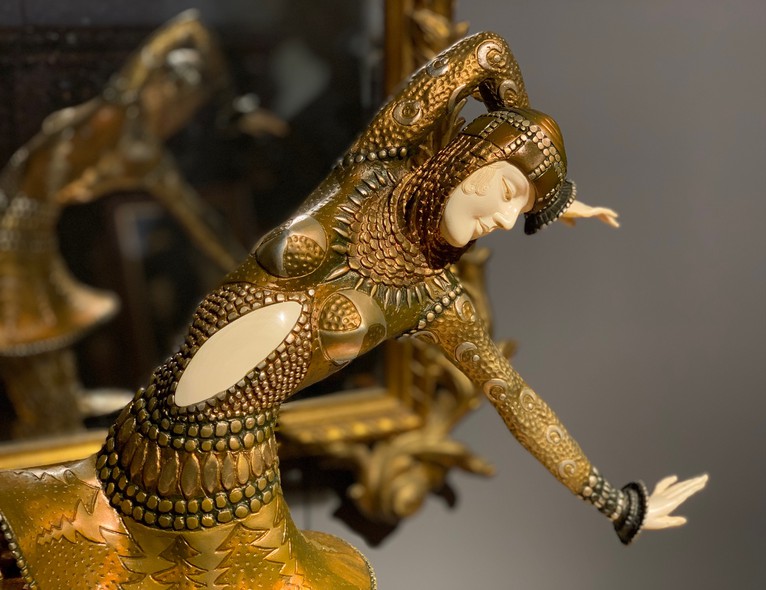 Antique sculpture "Exotic Dancer"