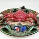Antique dish with crab