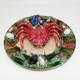 Antique dish with crab