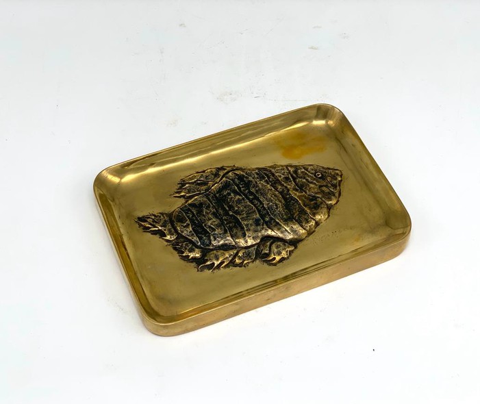 Bronze business card holder