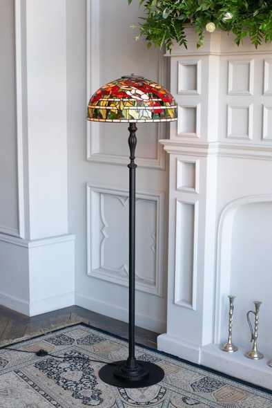 Tiffany-style floor lamp