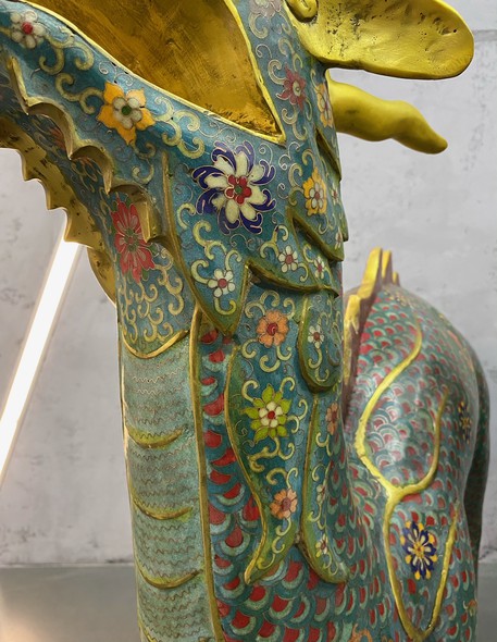 Vintage sculptures "Qilin"