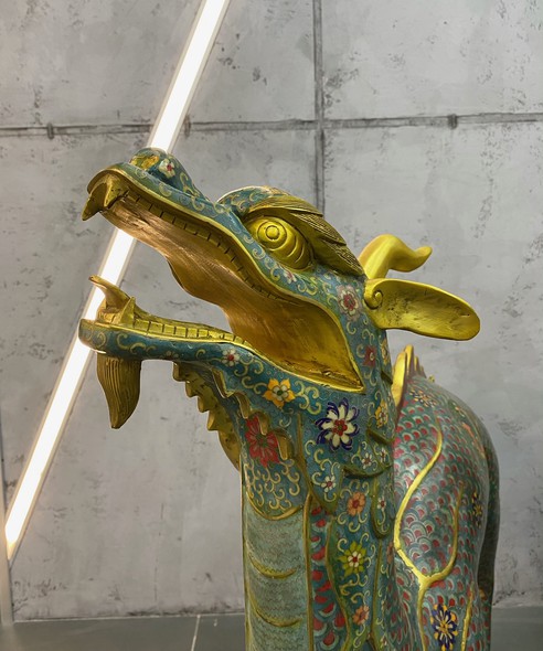 Vintage sculptures "Qilin"