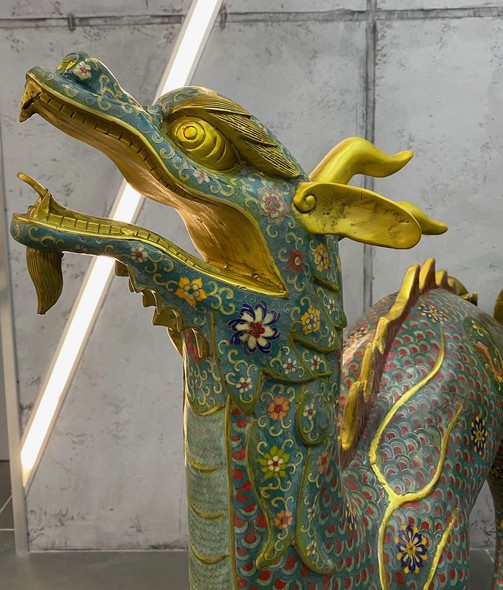 Vintage sculptures "Qilin"