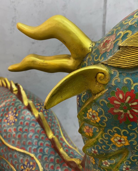 Vintage sculptures "Qilin"