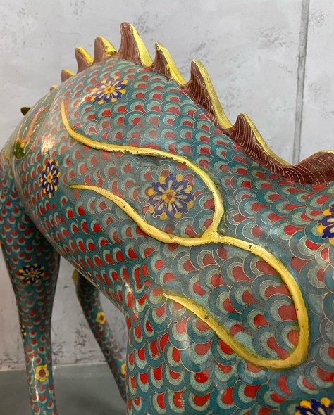 Vintage sculptures "Qilin"