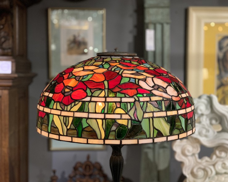 Tiffany-style floor lamp