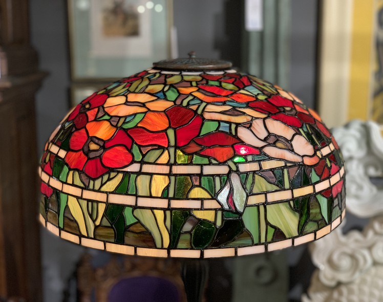 Tiffany-style floor lamp