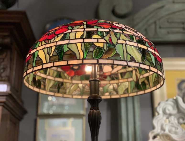 Tiffany-style floor lamp