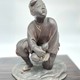 Антикварная скульптура «Мальчик с тыквой»